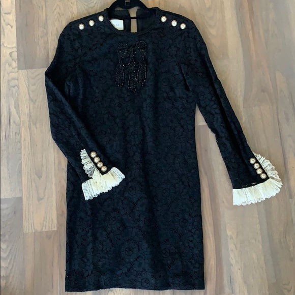Gucci | Dresses | Gucci Embroidered Cluny Lace Dress | Poshmark Gucci | Dresses | Gucci Embroidered Cluny Lace Dress | Poshmark